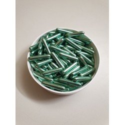 Sprinkles rods green metallic 50gr sans E171